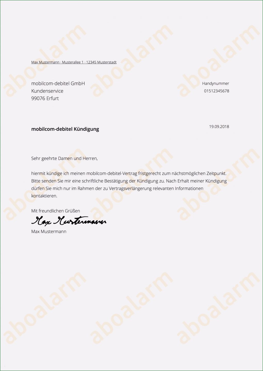 Kündigung Mobilcom Debitel Fax Vorlage Erstaunlich Mobil Debitel Online Kündigen