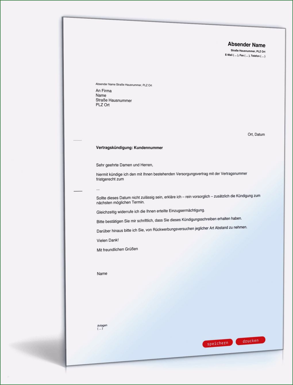 Kündigung Strom Und Gas Vorlage Erstaunlich Fristgemäße Kündigung Gasversorger