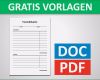 Kvp Vorlagen Kostenlos Elegant Vorlage Verzehrkarte Word Und Pdf