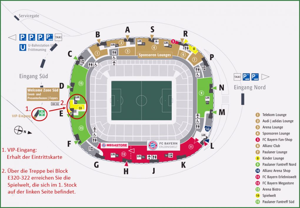 Lageplan Vorlage Erstaunlich Die Fcb Kinder Spielwelt Am Spieltag Allianz arena