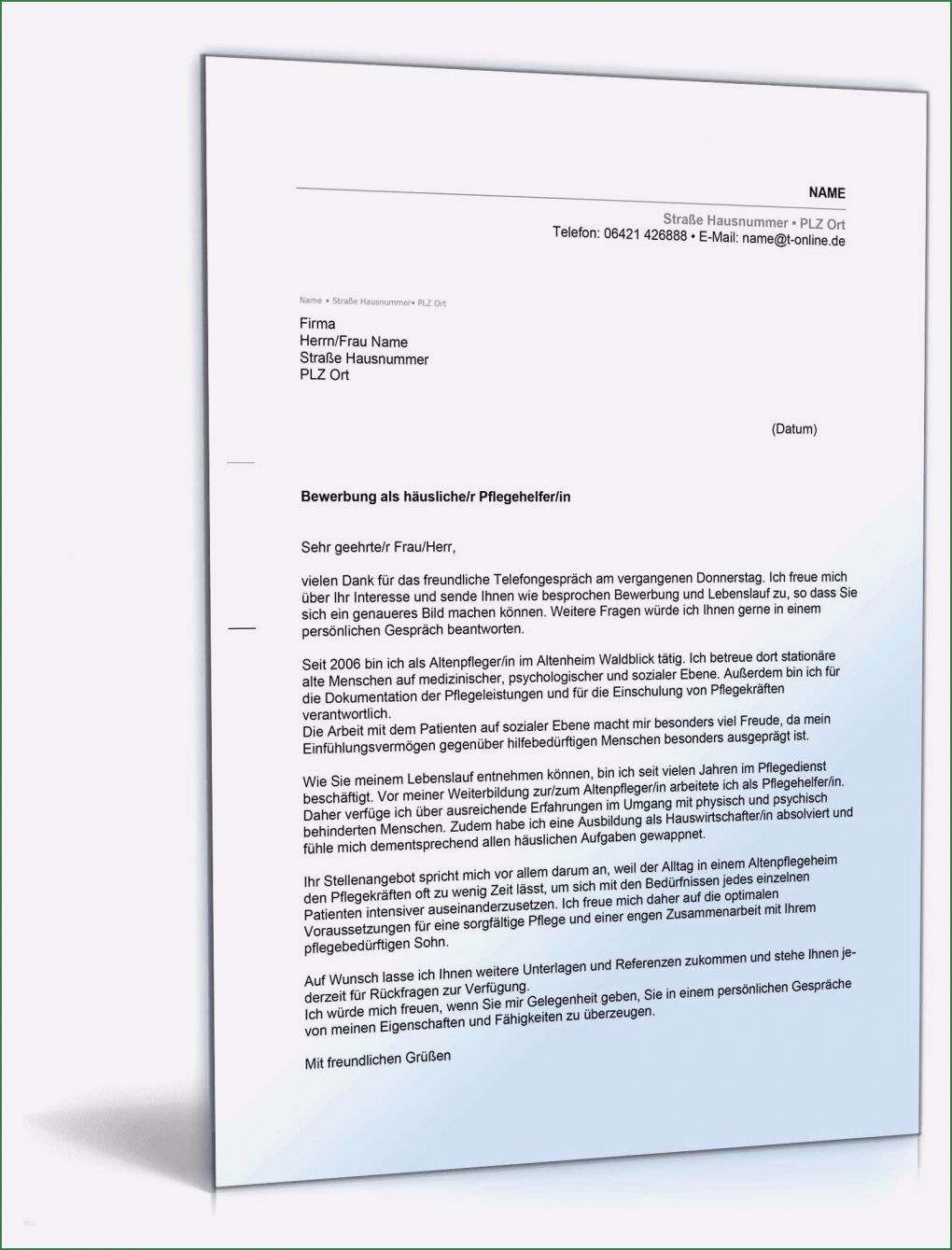 Lebenslauf Vorlage 2018 Ohne Anmeldung Einzigartig 14 Bewerbungsschreiben Vorlagen Kostenlos