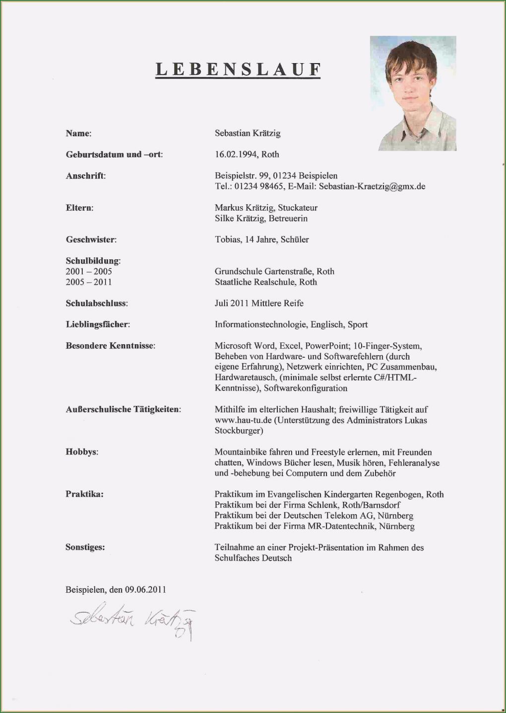 Lebenslauf Vorlage Azubiyo Neu 14 Tabellarischer Lebenslauf Azubiyo