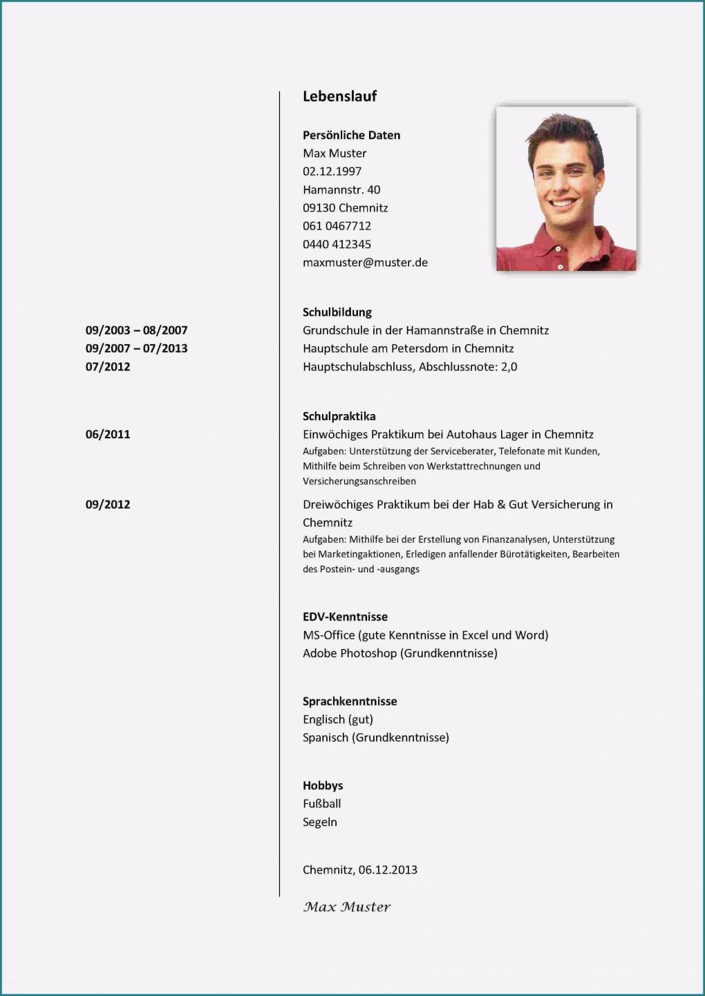 Lebenslauf Vorlage Azubiyo Süß 14 Tabellarischer Lebenslauf Azubiyo