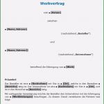Maklervertrag Vermietung Vorlage Großartig Werkvertrag Muster Zum Download
