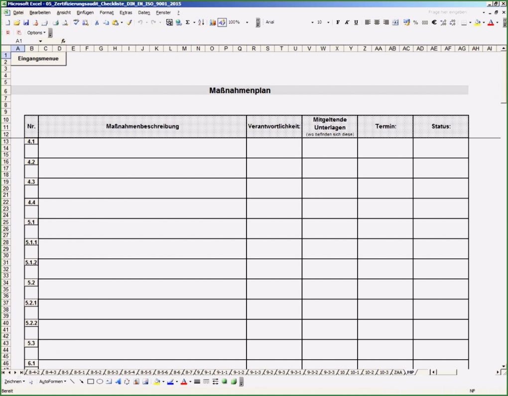 Maschinen Wartungsplan Vorlage Kostenlos Inspiration 20 Wartungsplan Excel Vorlage Vorlagen123 Vorlagen123