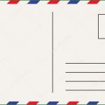 Maxi Postkarte Vorlage Inspiration Postkarte Vorlage Vektor — Stockvektor © Mrswilkins