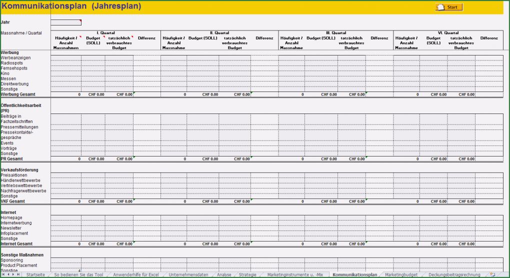 Mediaplan Erstellen Vorlage Best Of 10 Marketingplan Erstellen Vorlage
