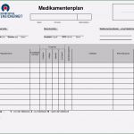 Medikamentenplan Vorlage Word Gut Medikamentenplan Pdf Word Zum Ausdrucken