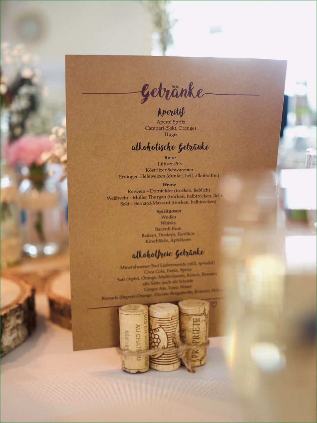 Menükarte Buffet Vorlage Best Of Getränkekarte Unsere Hochzeit