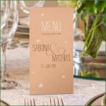 Menükarte Buffet Vorlage Schön Menükarte Hochzeit "vintage Style" Online Drucken Lassen