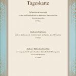 Menükarte Geburtstag Vorlage Bewundernswert Die Speisekarte Bzw Tageskarte ist Das Aushängeschild