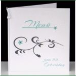 Menükarte Geburtstag Vorlage Wunderbar Geburtstagsmenükarte "event" Mint Printandcopybox