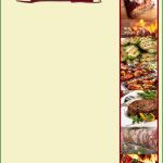 Menükarte Klappkarte Vorlage Neu Grillsportverein Menükarte Vorlage