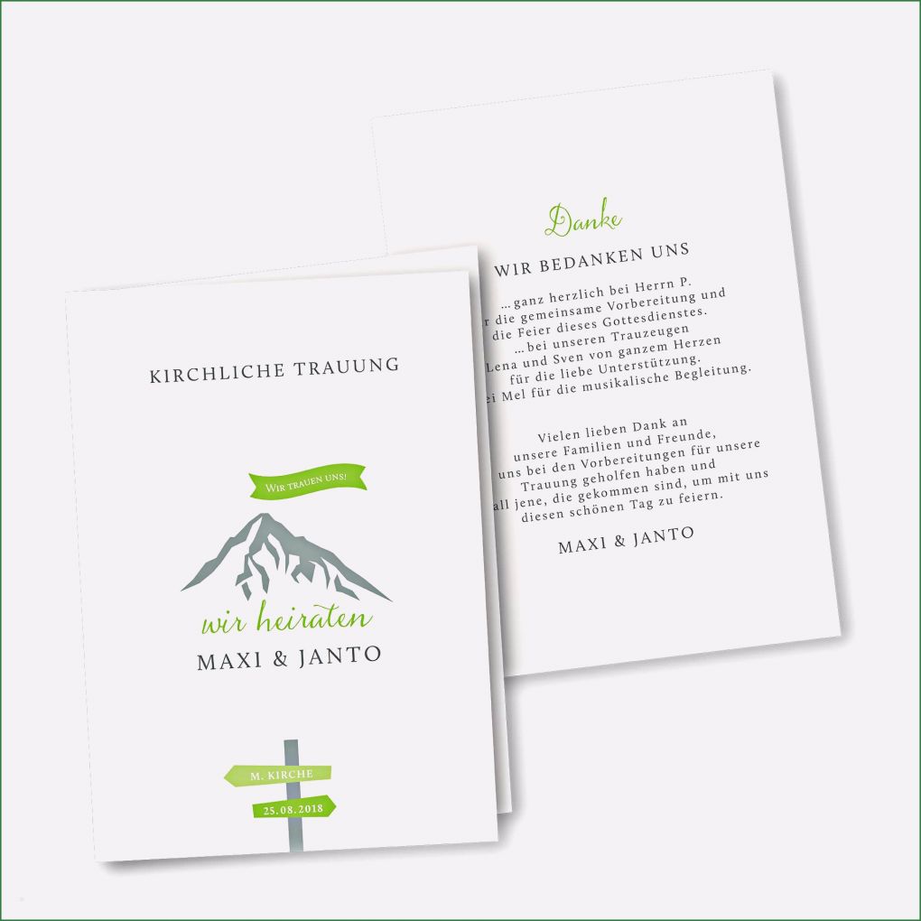 Menükarte Klappkarte Vorlage Schön Kirchenheft 4 Seiter Din A5 Im Design Hochzeitsfeier In