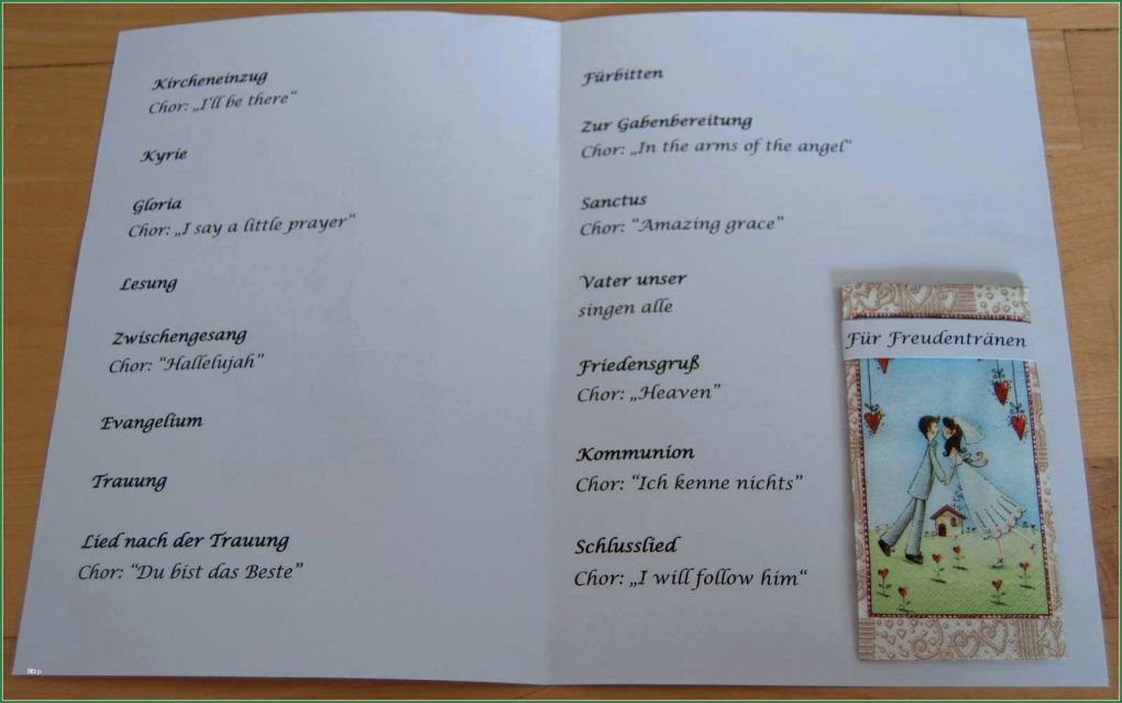 Menükarte Taufe Vorlage Word Fabelhaft Kirchenheft Hochzeit Vorlage Word