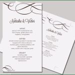 Menükarte Vorlage Download Elegant Hochzeit Menü Karte Vorlage Kalligraphischen Polka