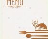 Menükarte Vorlage Download Süß Illustration Der Vorlage Für Menükarte Mit Besteck