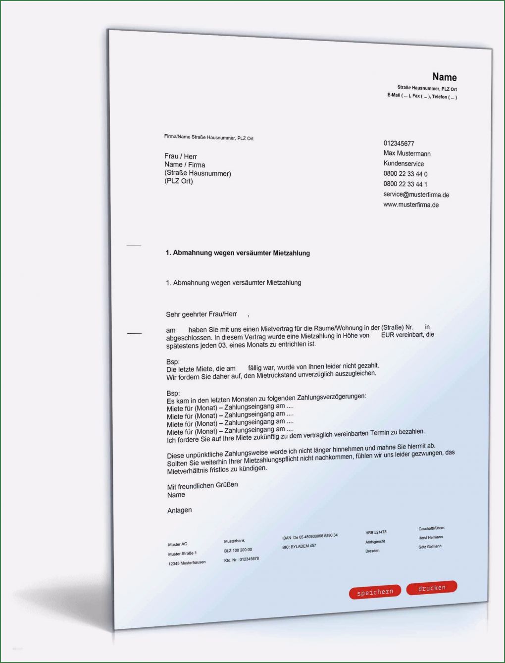 Mieter Abmahnung Vorlage Luxus 13 3 Mahnung Textvorlage