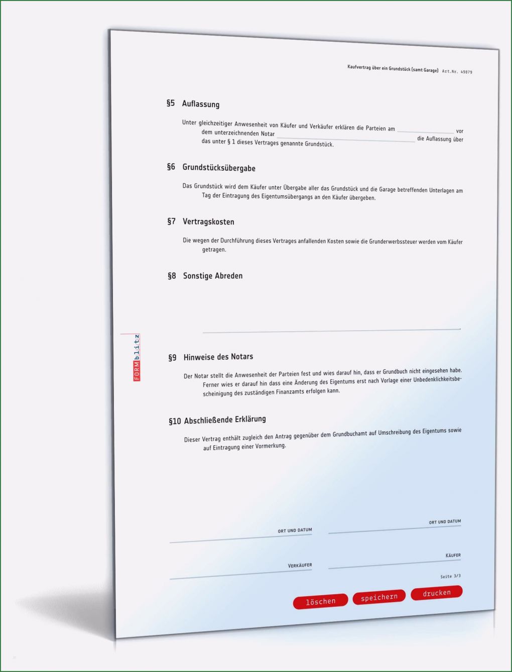 Mietvertrag Grundstück Vorlage Erstaunlich Kaufvertrag Grundstück Mit Garage Muster Zum Download