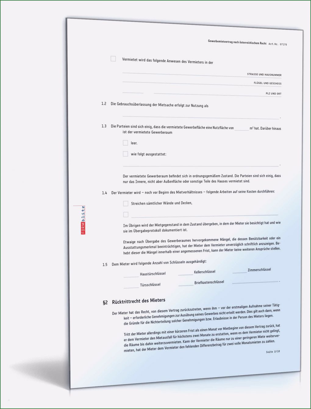Mietvertrag österreich Vorlage Großartig 11 Mietvorvertrag Gewerbe Muster