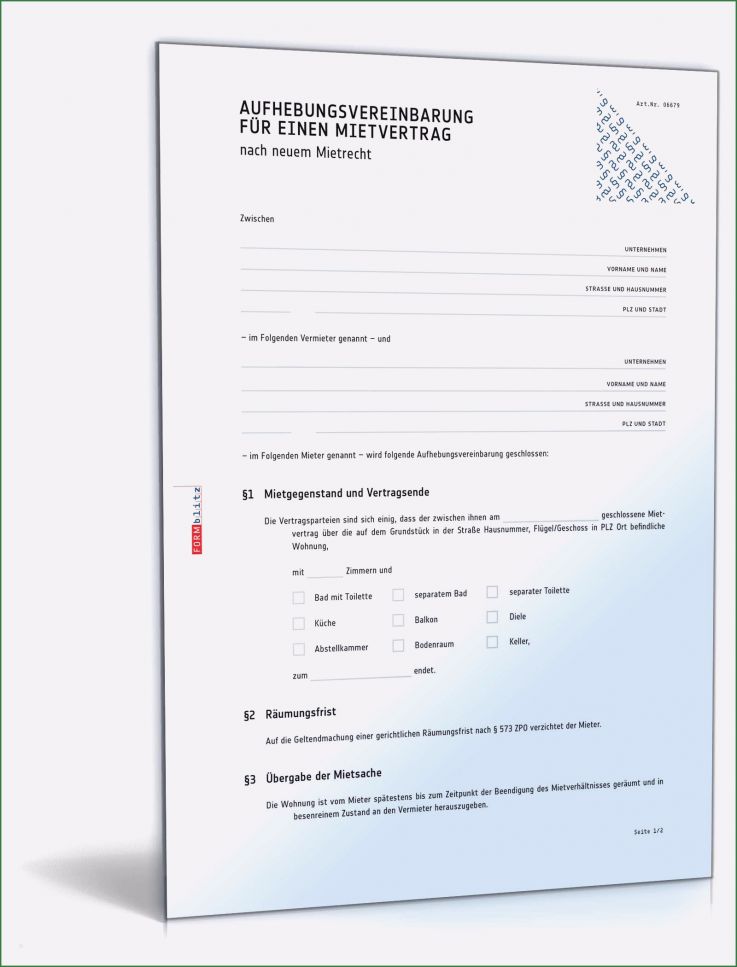 Mietvertrag österreich Vorlage Inspiration Aufhebungsvereinbarung Mietvertrag Muster Vorlage Zum