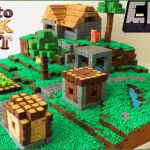 Minecraft Einladungskarten Vorlage Elegant Minecraft Kuchen Vorlage Von Howtocookthat Auf Etsy