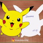 Minecraft Einladungskarten Vorlage Großartig Pokemon Party Zum Kindergeburtstag Printable