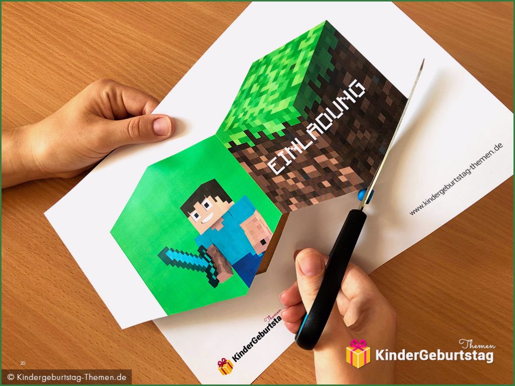 Minecraft Einladungskarten Vorlage Schönste Minecraft Einladungskarten Vorlage Zum Ausdrucken