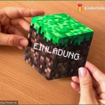 Minecraft Einladungskarten Vorlage Wunderbar Minecraft Einladungskarten Vorlage Zum Ausdrucken