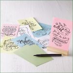 Ministeck Vorlagen Einfach Süß Handlettering Kartenhalter Set