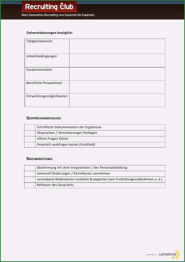 Mitarbeitergespräch Vorbereiten Vorlage Beste Das Mitarbeitergespräch Die Checkliste