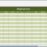 Mitgliederverwaltung Excel Vorlage Kostenlos Gut Mitgliederverwaltung