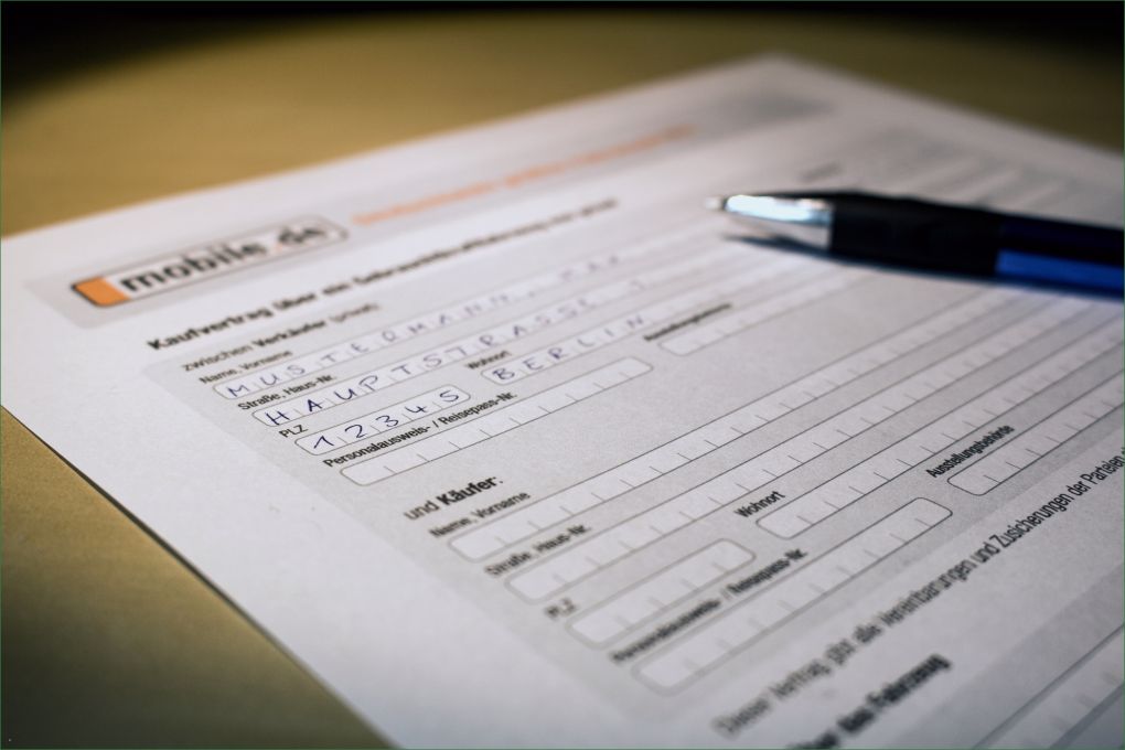 Mobile De Kaufvertrag Vorlage Inspiration Kfz Kaufvertrag