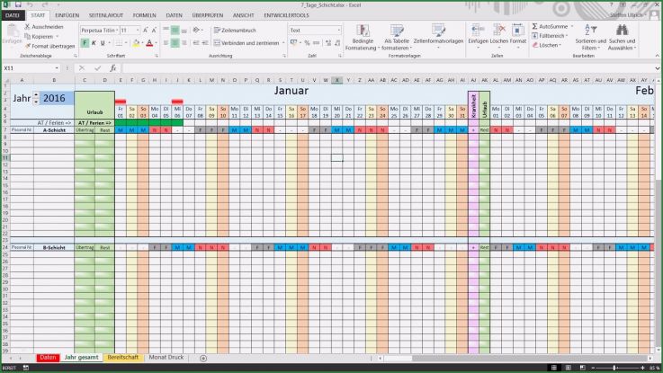 Monats Schichtplan Excel Vorlage Cool Excel Schichtplan Erstellen Teil 2 Schichtberechnung
