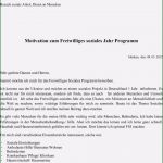 Motivationsschreiben Föj Vorlage Elegant 15 Motivationsschreiben Föj Beispiel