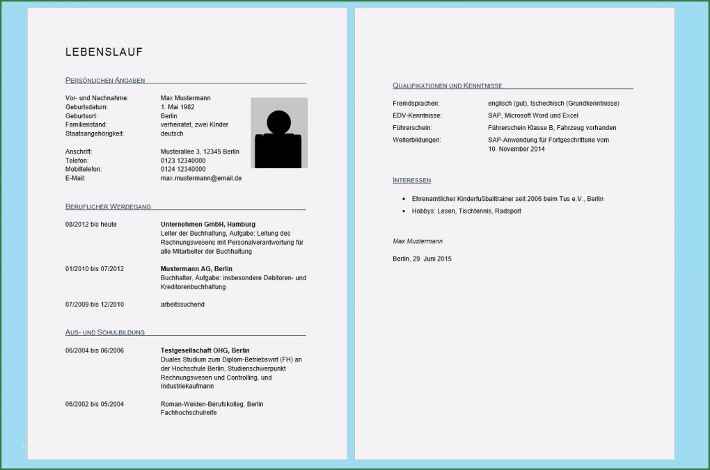 Ms Office Vorlagen Wunderbar 15 Perfekt Lebenslauf Ms Fice Vorlagen Für Jeden