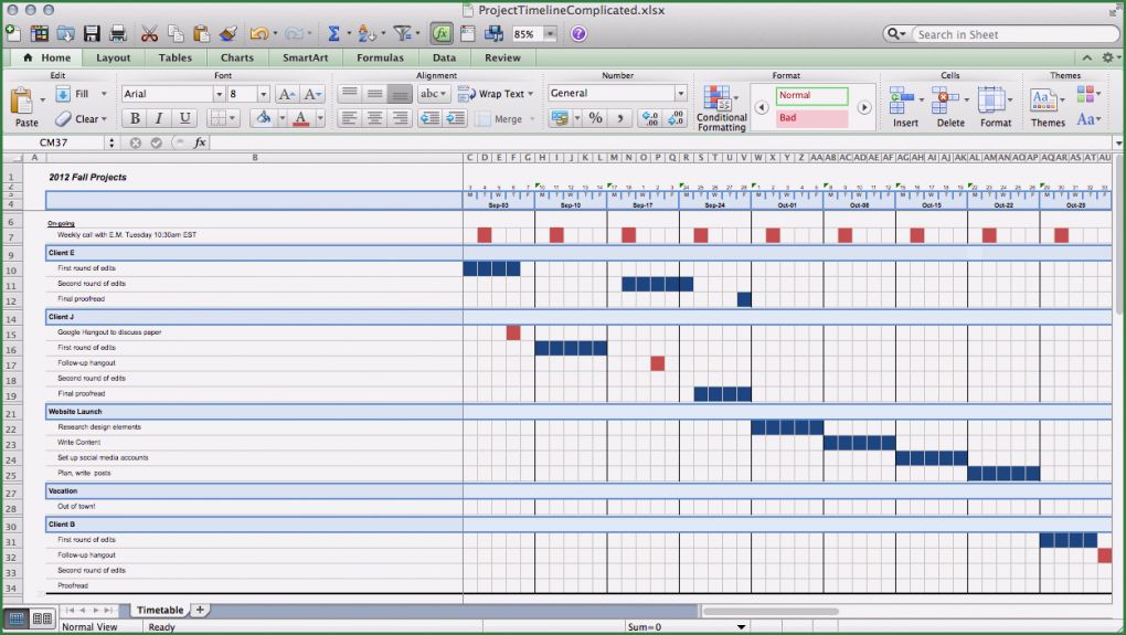 Multiprojektmanagement Excel Vorlage Bewundernswert Project Schedule Template Excel