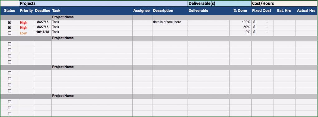 Multiprojektmanagement Excel Vorlage Luxus Kostenlose Excel Projektmanagement Vorlagen