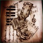 Music Tattoo Vorlagen Angenehm Pin Von Courtney Tuttle Auf Tattoos