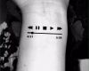 Music Tattoo Vorlagen Elegant Music Temporary Tattoo Music Player Tattoos Fake Tattoos
