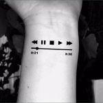 Music Tattoo Vorlagen Elegant Music Temporary Tattoo Music Player Tattoos Fake Tattoos