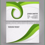 Muster Visitenkarten Vorlagen Erstaunlich Grüne Und Graue Moderne Visitenkarte Vorlage Mit Bändern