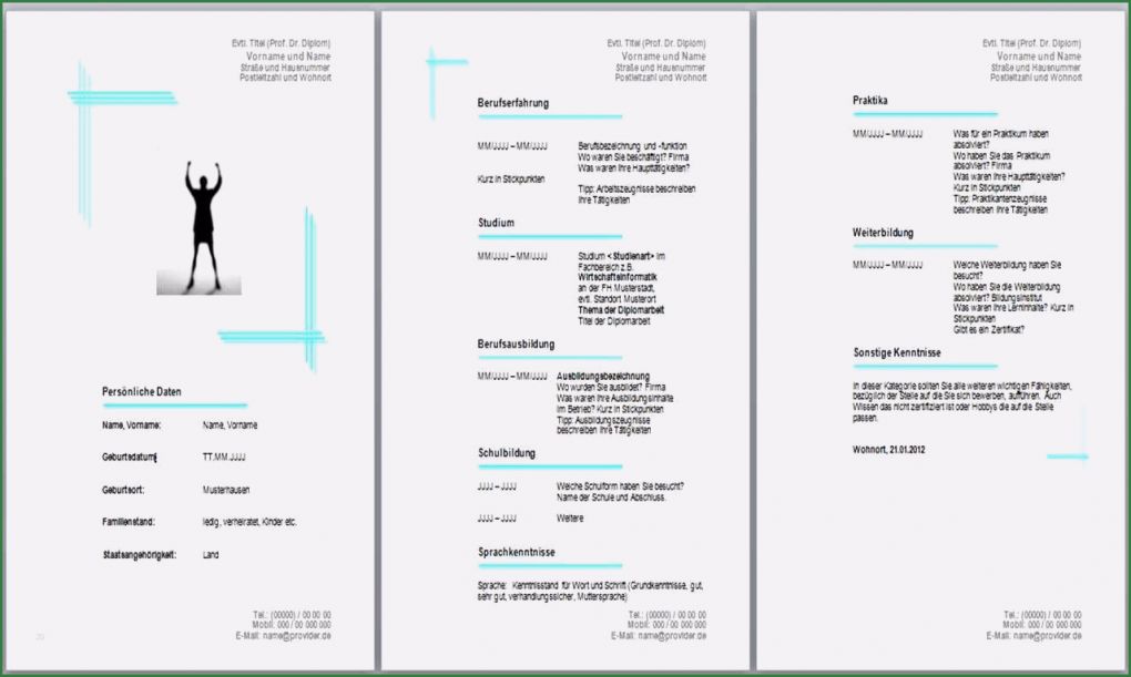 Muster Vorlage Lebenslauf Kostenlos Angenehm Lebenslauf Bewerbung Vorlage Beste Lebenslauf Vorlage
