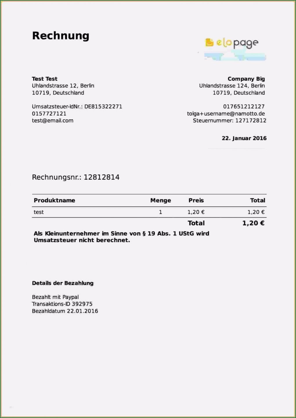 Musterrechnung Kleinunternehmer Word Vorlage Neu Rechnung Muster Kostenlos Word Mit Stunning 10 Rechnung