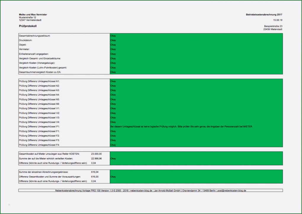 Nebenkostenabrechnung Mieter Vorlage Fabelhaft 29 Nebenkostenabrechnung Vorlage Excel