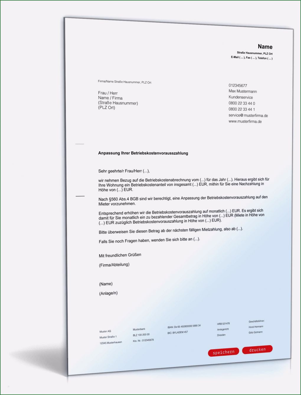 Nebenkostenabrechnung Schweiz Vorlage Erstaunlich Nebenkostenabrechnung Gewerbe Umsatzsteuer Muster