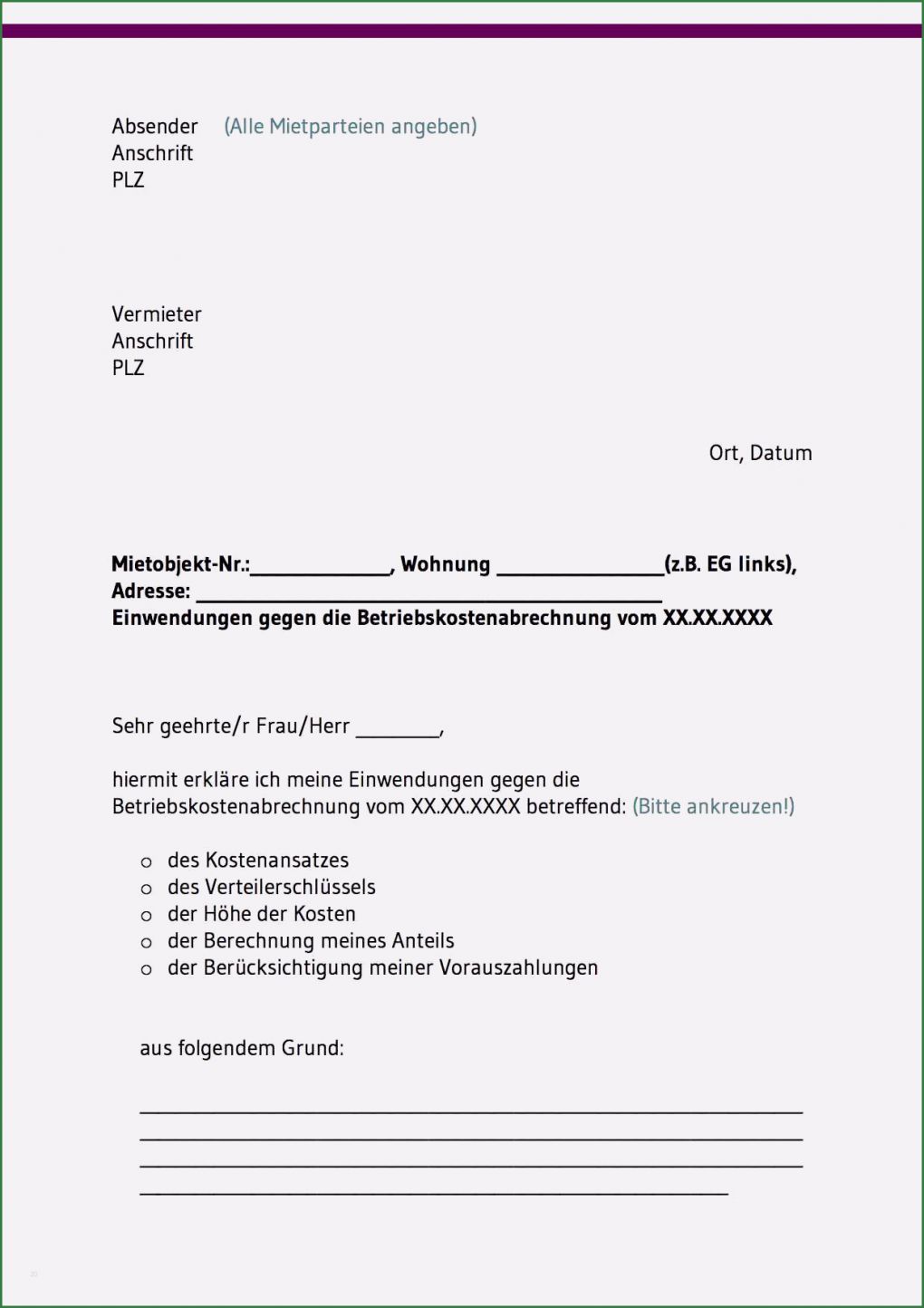 Nebenkostenabrechnung Schweiz Vorlage Gut Nebenkostenabrechnung Muster Und Vorlagen Jetzt Kostenlos