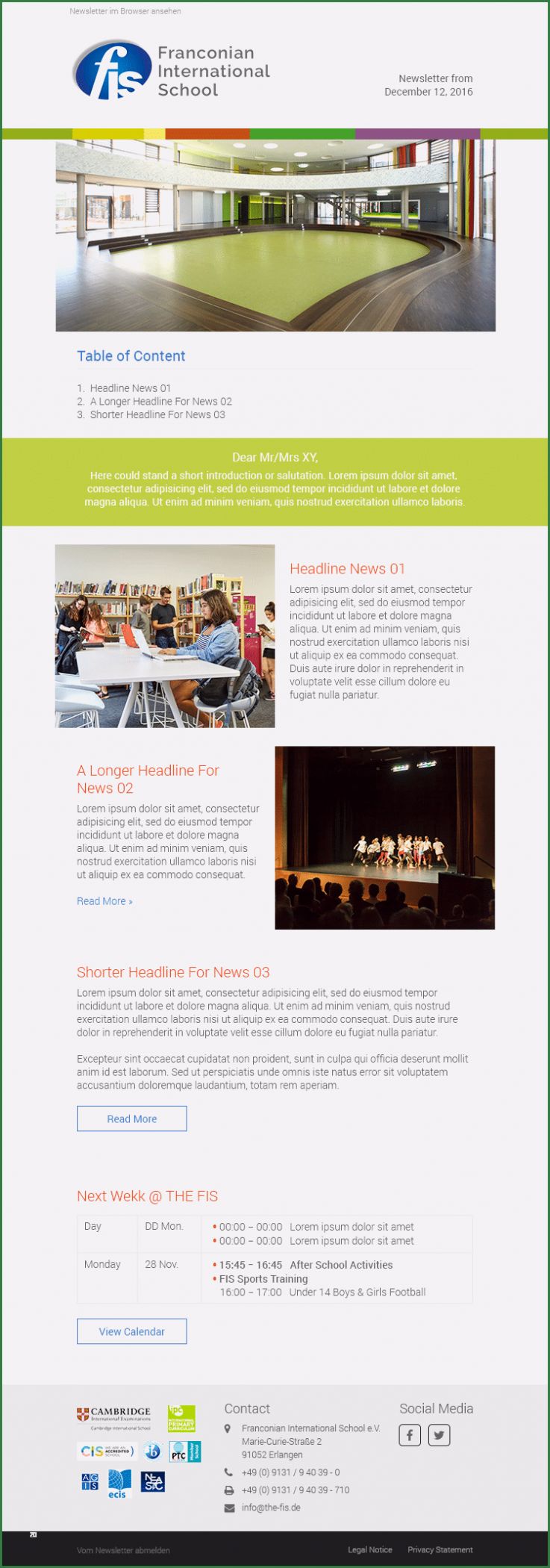 Newsletter Beispiele Vorlagen Angenehm Die 40 Besten Newsletter Beispiele Newsletter2go