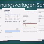 Numbers Vorlage Rechnung Kostenlos Bewundernswert Rechnungsvorlage Schweiz Word & Excel