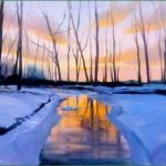 ölmalerei Vorlagen Best Of Winter Landschaft Mein 3 Bild Beim Master Kurs Von